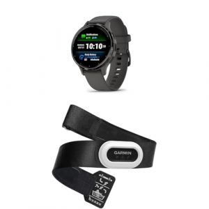 Garmin Venu 3S GPS Fitness Smartwatch Pebble Grey with Bluetooth Calling and Voice Assistant