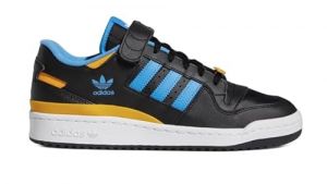 ADIDAS Originals Forum Low - Zapatillas Core Black/Pulse Blue/Collegiate Gold US