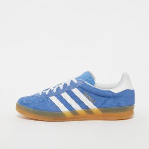 Gazelle Indoor W blue fusion/ftwr white/gold met., da adidas Originals, Footwear, em azul, tamanho: 36.666