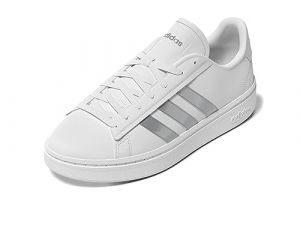 adidas Originals Grand Court Alpha Footwear White/Silver Metallic/Footwear White 8 B (M)