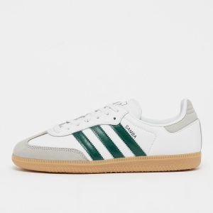 Samba OG W ftwr ftwr white/collegiate green/grey two, da adidas Originals, adidas Samba OG, em branco, tamanho: 36.666