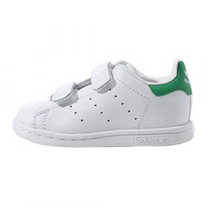 adidas Schuhe Stan Smith CF I Footwear White-Footwear White-Green (M20609) 25 Weiss