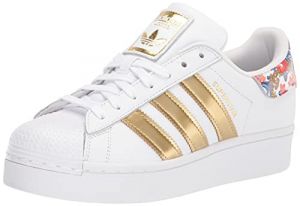 adidas Originals womens Superstar Bold White/White/Supplier Colour 10