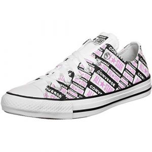 Converse Chuck Taylor All Star - Ox - Blanco/Multi/Negro Canvas