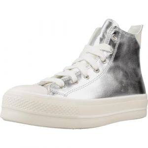 Converse Modelo Chuck Taylor All Star Lift Platform Metallic SLVRNTRL T. 38