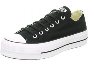 Converse Chuck Taylor All Star Lift Womens Black/White Ox Trainers-UK 3 / EU 35