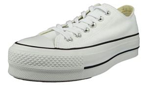 Converse Chuck Taylor All Star Lift Womens White Ox Trainers-UK 5 / EU 37.5