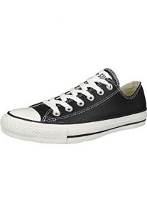 Converse 132174C Mandriles de Cuero CT AS OX clásico Lea Negro Negro