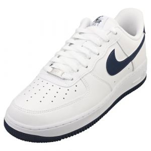 NIKE Air Force 1 White Midnight Navy - 45 1/2