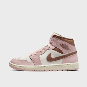 Air Jordan 1 Mid pink oxford/archaeo brown/sail, da Jordan, Air Jordan 1, em rosa, tamanho: 36.5