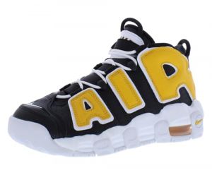 Nike Air More Uptempo White Varsity Red Outline Escuela Primaria GS Niños