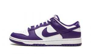 Nike Hombre Dunk Low Retro Cuero White Court Purple Entrenadores 44 EU