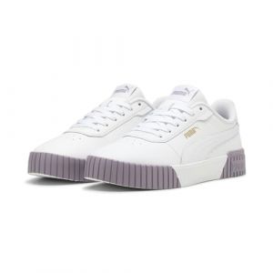 PUMA Zapatillas Carina 2.0 Mujer 35.5 White Pale Plum Gold Purple