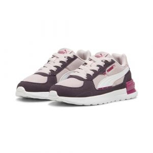 PUMA Zapatillas Niños Graviton AC 32 Mauve Mist White Midnight Plum Magenta Gleam Pink Purple