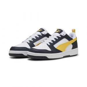 PUMA Zapatillas Rebound V6 Low 43 New Navy Sunny Yellow White Blue