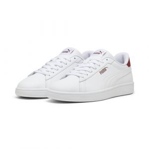 PUMA Zapatillas Smash 3.0 L 41 White Intense Red