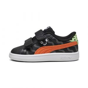 PUMA Unisex Kids SMASH 3.0 L MIX MTCH V INF-PUMA BLACK-HOT HEAT-SPRING FERN-COOL DARK GRAY-PUMA WHITE