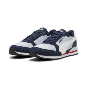 PUMA Zapatillas de Malla ST Runner v3 41 Silver Mist White Club Navy For All Time Red Black Gray Blue