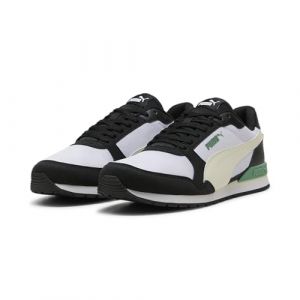 PUMA Zapatillas de Malla ST Runner v3 41 White Alpine Snow Black Archive Green