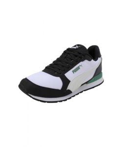 PUMA Zapatillas de Malla ST Runner v3 42 White Alpine Snow Black Archive Green