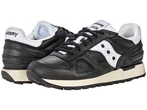 Saucony Shadow Original - Distressed Black/White Men's 4