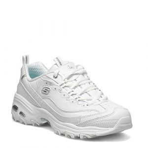 Skechers D-Lites Fresh Start Blanco/Rose Oro Cuero