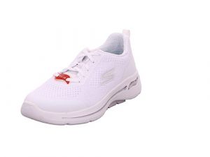 Skechers Go Walk Arch Fit - Motion Bree - Blanco/Plata Polyester