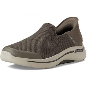 Skechers 216259 Slip Ins Go Walk Arch Fit Taupe - Zapatillas Deportivas para Hombre