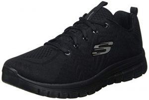 Skechers Graceful-Get Connected-12615 - Zapatillas deportivas para mujer Negro 42 EU