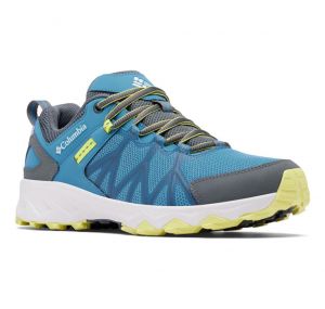 Ténis Columbia Peakfreak II Outdry azul amarelo néon - 45
