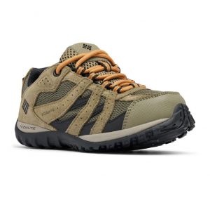 Ténis Columbia Redmond Waterproof verde castanho infantil - 38