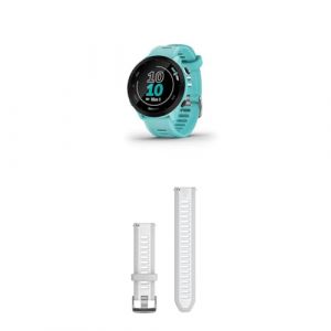 Garmin Forerunner 55 ? GPS Running Watch Aqua with 1.04? Always-On Color Display & Quick Release Band