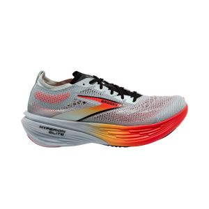 Tênis Unissex Brooks Hyperion Elite 4 Cinza Laranja