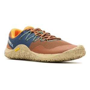 Ténis Merrell Trail Glove 7 laranja azul - 47