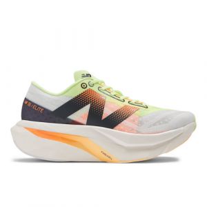 New Balance Mulheres FuelCell SuperComp Elite v4 em White/Green/Orange