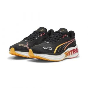 PUMA Zapatillas de running Negras/Naranja Mujer Magnify Nitro 2