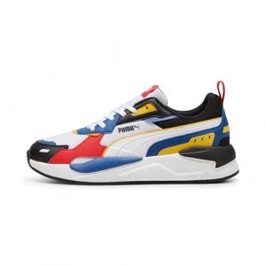 PUMA Zapatillas X-Ray 3 Unisex 37 White Yellow Sizzle Black For All Time Red
