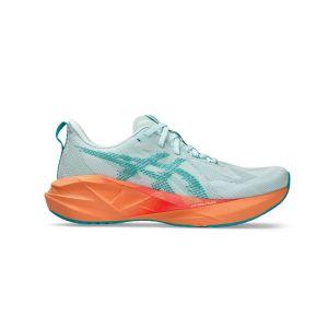 Ténis Asics Novablast 5 Verde Laranja SS25
