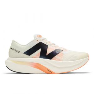 New Balance Homens FuelCell SuperComp Elitev4 em White/Beige/Orange