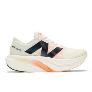 New Balance Mulheres FuelCell SuperComp Elite v4 em White/Beige/Orange