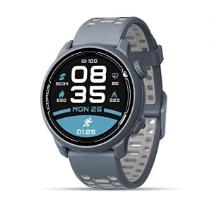 COROS Pace 2 Reloj Deportivo GPS con Pulsómetro Batería de 14 Días Duración Navegación Barómetro Plan de Entrenamiento Seguimiento del Sueño Natación Bicicleta Carrera Triatlón -Azul Silicona
