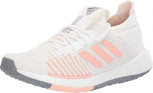 adidas Running PulseBOOST HD Core White/Glow Pink/Orchid Tint 1 10.5