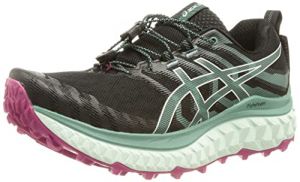 ASICS Fujitrabuco MAX 1 Zapatillas de Trail Running para Mujer Negro Celeste 40.5 EU