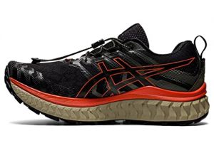 ASICS Fujitrabuco MAX 1 Zapatillas de Trail Running para Hombre Negro Naranja