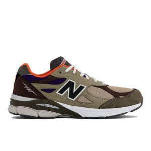 New Balance Homens MADE in USA 990v3 in Azul, Leather, Tamanho 46.5