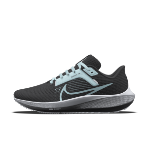 Sapatilhas de running para estrada personalizáveis Nike Pegasus 40 By You para homem - Preto