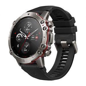 Amazfit Falcon 49mm Smartwatch GPS Multideporte Premium Seguimiento GPS Preciso de Doble Banda Reloj de Entrenamiento Fuerza 150+ Modos Deportivos Cuerpo de Titanio Pantalla de zafiro 20 ATM