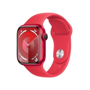 Apple Watch Series 9 (GPS) - Caja de Aluminio (Product) Red de 41 mm - Correa Deportiva (Product) Red - Talla S/M