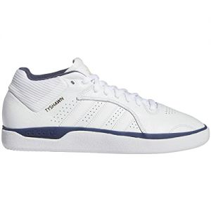 adidas Tyshawn Shoes - White/White/Shadow Navy - 12.0