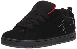 DC Shoes Men's Court Graffik Low Top Sneaker Shoes Black/Red (blr) 9.5